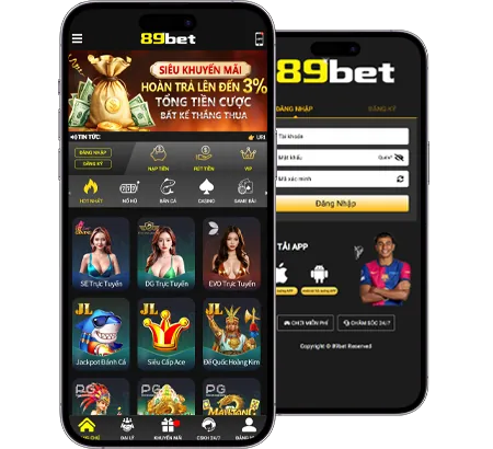 Giao diện ứng dụng 898bet trên điện thoại di động